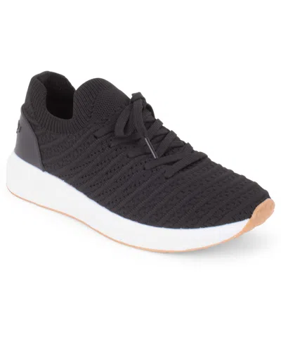 Tahari Women's Bentley Lace Up Sneakers In Black