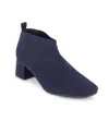 Tahari Women's Corniche Knit Ankle Boots In Blue