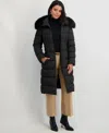 Tahari Puffer Coat In Black