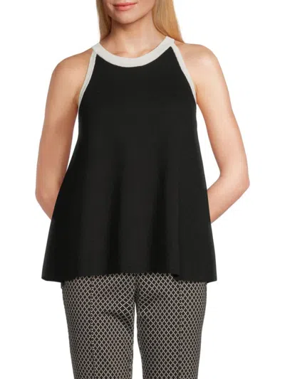 Tahari Women's Knit A-line Top