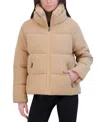 Tahari Puffer Jacket In Camel