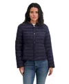 Tahari Bee Puffer Jacket In Blue