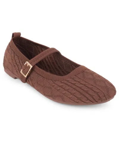 Tahari Montpellier Mary Jane Flat In Multi