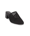 Tahari Santorini Knit Mule In Black