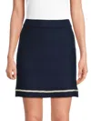 Tahari Women's Stretch Knit Miniskirt In Evening Navy