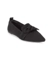 Tahari Women's Venice Knit Slip-on Flats In Black