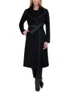 Tahari Juliette Wool Blend Coat In Black