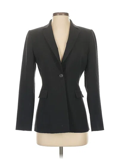 Pre-owned Tahari Wool Blazer Jacket In Black