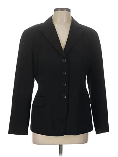 Pre-owned Tahari Wool Blazer Jacket In Black