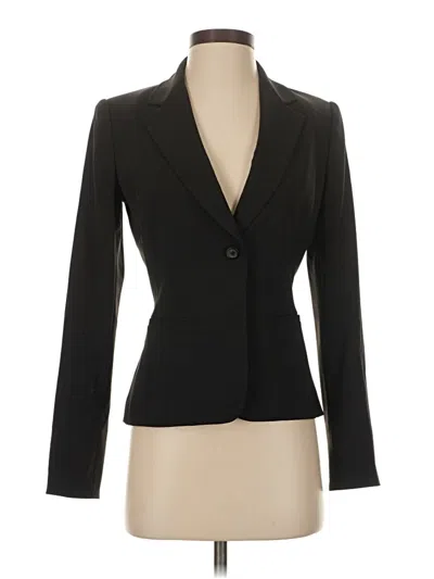 Pre-owned Tahari Wool Blazer Jacket In Black