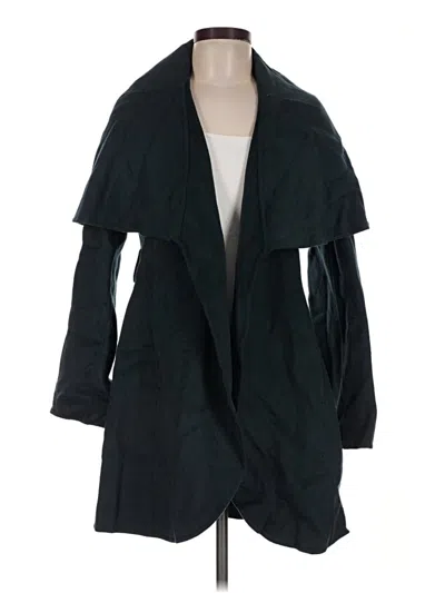 Pre-owned Tahari Wool Coat In Black