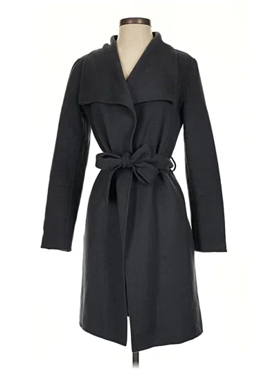 Pre-owned Tahari Wool Coat In Gray