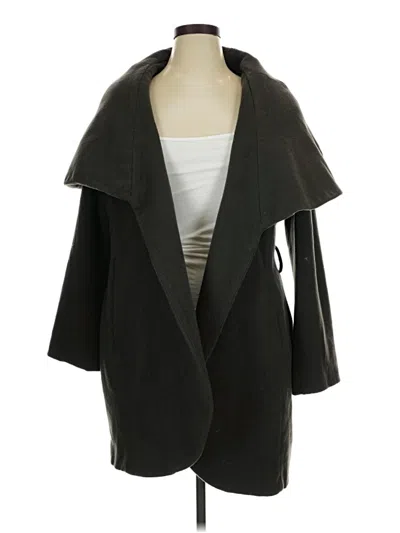 Pre-owned Tahari Wool Coat In Green