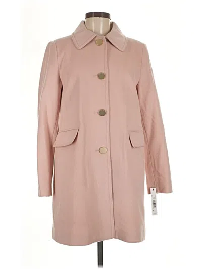 Tahari Wool Coat In Pink