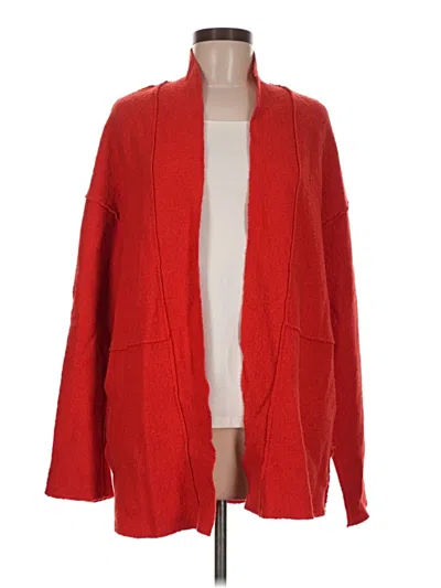 Pre-owned Tahari Wool Coat In Red