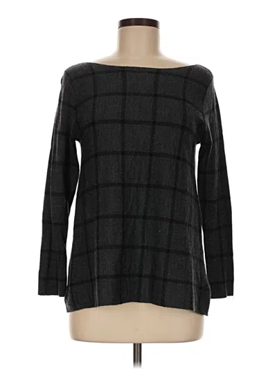 Pre-owned Tahari Wool Sweater In Black