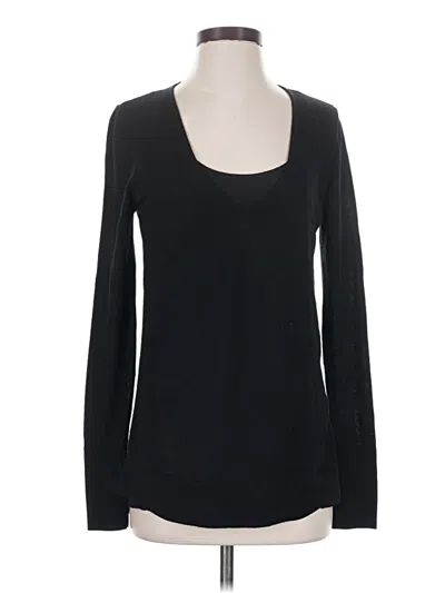 Pre-owned Tahari Wool Sweater In Black