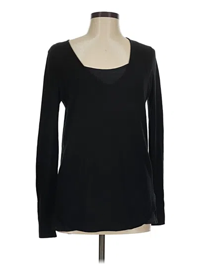 Pre-owned Tahari Wool Sweater In Black