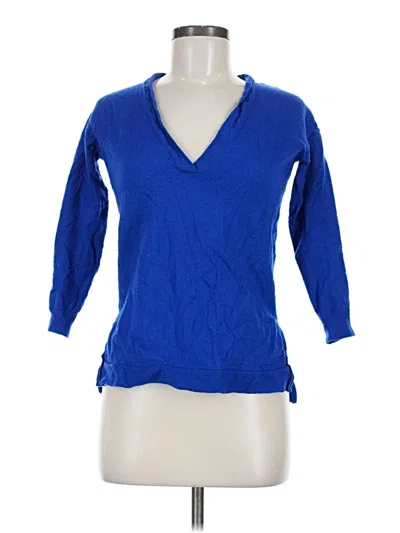 Pre-owned Tahari Wool Sweater In Blue