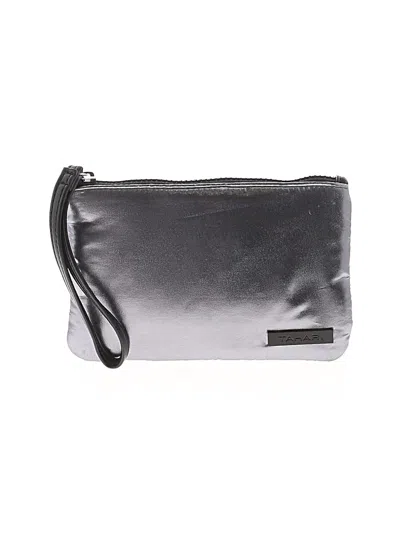 Pre-owned Tahari Wristlet In Silver