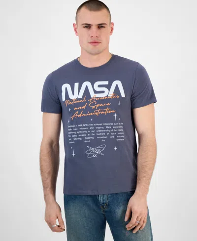Tai Apparel Men's Nasa Regular-fit Graphic T-shirt In Gray