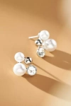 Tai Pearl Cluster Earrings In Silver
