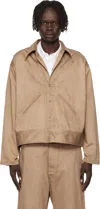 Taiga Takahashi Beige Lot/ 324 Usmd Convalescent Jacket In Nude