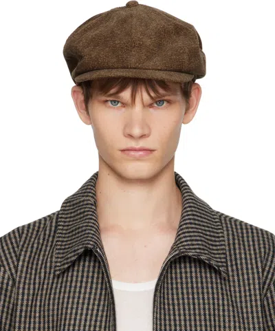 Taiga Takahashi Brown Lot. 006 Newsboy Cap