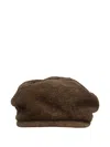 Taiga Takahashi Corduroy Beret In Brown