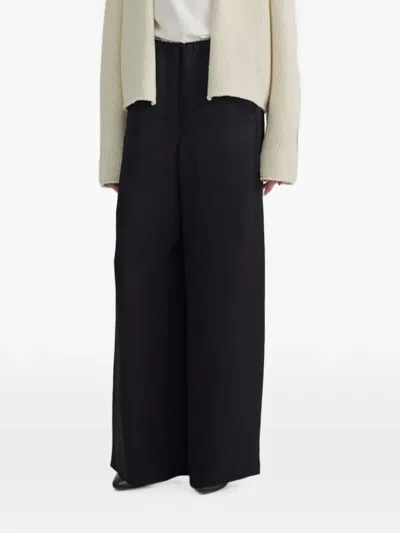 Taiga Takahashi Easy Palazzo Pants In Black