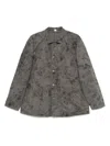 Taiga Takahashi Fadede-effect Jacket In Grey
