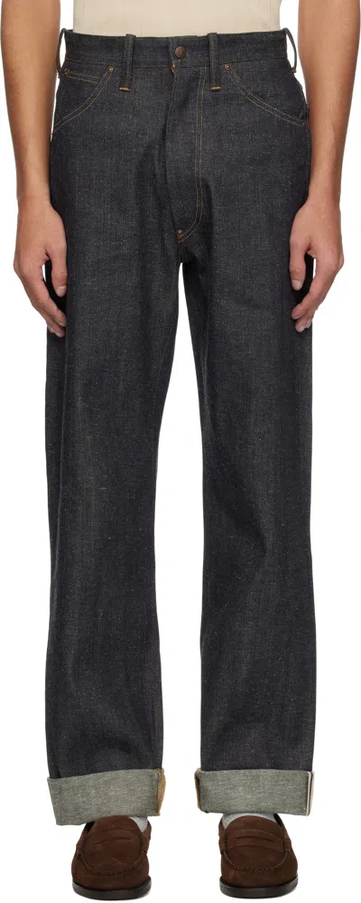 Taiga Takahashi Indigo Lot.702 Jeans In Raw Indigo