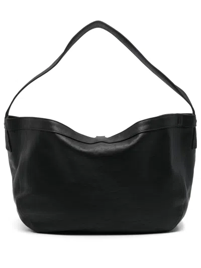 Taiga Takahashi Lot. 004 Newsboy Shoulder Bag In 黑色