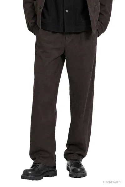 Taiga Takahashi Lot.223 British Work Trousers In Brown