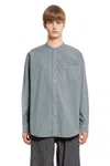 Taiga Takahashi Lotto . 104 Camicia Con Colletto A Fascia In Grey