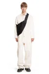 Taiga Takahashi Paint-splatter Cotton Jumpsuit In Off-white