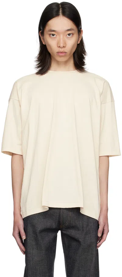 Taiga Takahashi Off-white Lot.614 T-shirt In Ivory