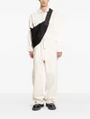 Taiga Takahashi Paint-splatter Cotton Jumpsuit In Neutral