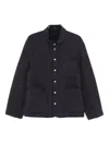Taiga Takahashi Press-stud Fastening Jacket In Black