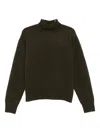 Taiga Takahashi Roll-neck Sweater In Green