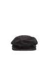 Taiga Takahashi Corduroy Beret In Black