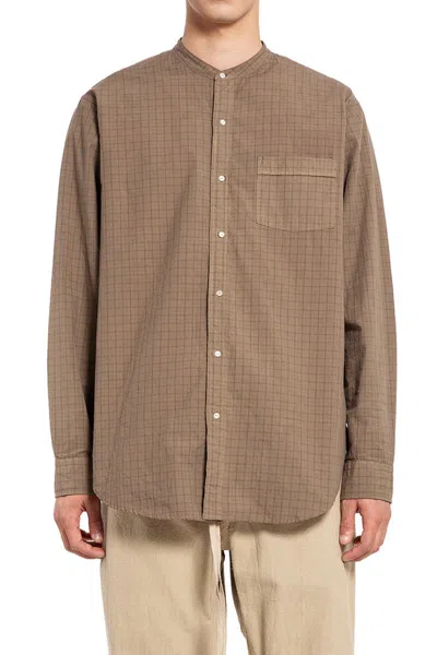 Taiga Takahashi Shirts In Brown