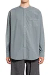 Taiga Takahashi Lotto . 104 Camicia Con Colletto A Fascia In Grey