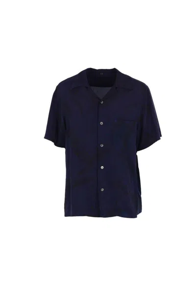 Taiga Takahashi Shirts In Indigo Dyed Navy