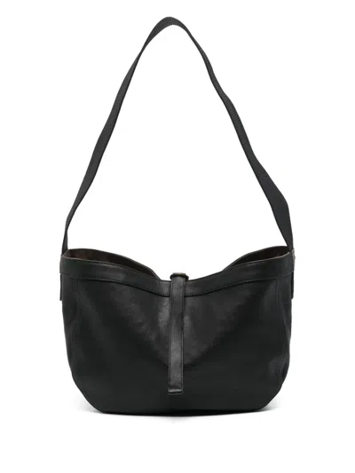 Taiga Takahashi Small Lot. 018 Newsboy Shoulder Bag In Black