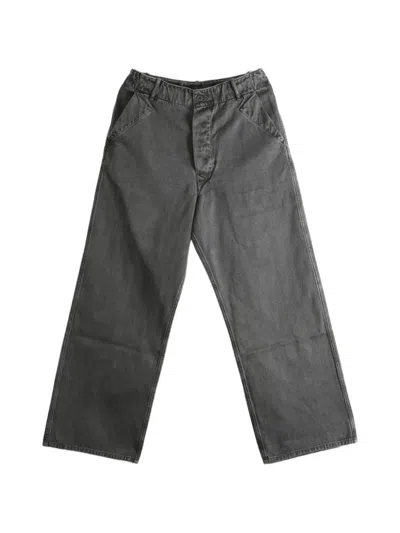 Taiga Takahashi Straight-leg Trousers In Gray