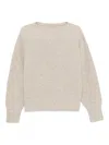 Taiga Takahashi Textured Crew-neck Sweater In Neutral