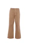 Taiga Takahashi Cotton-twill Trousers In Brown