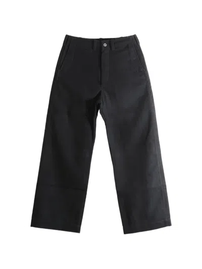 Taiga Takahashi Wide-leg Trousers In Black