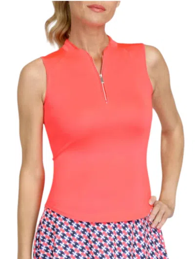 Tail Activewear Celine Racerback Tank Top In Reef In Yellow